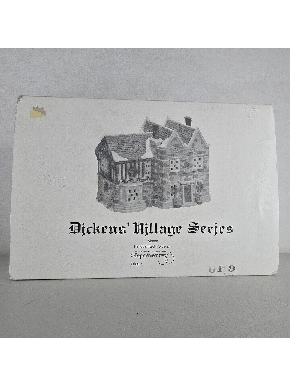Department 56 Chesterton Manor Dickens Village Series 6568-4 Christmas House